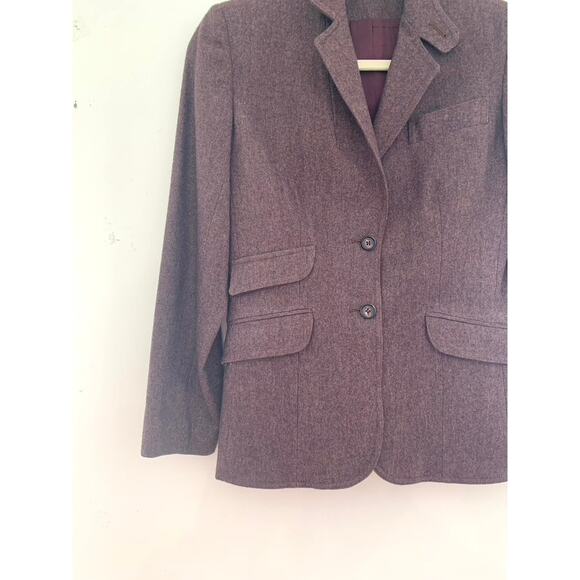 Vintage Pure Wool Blazer Womens Size 6 Academia Feminine Tailored Fall Classic - Picture 2 of 8